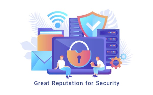 great reputation for security