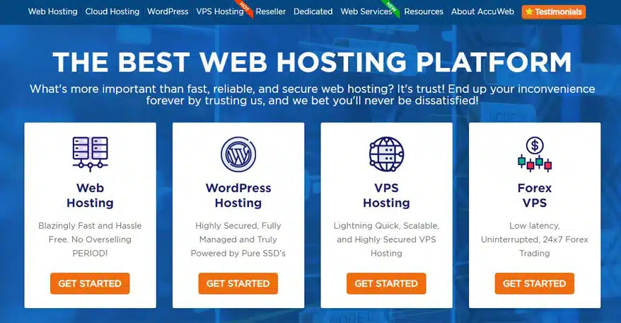 accu web hosting services