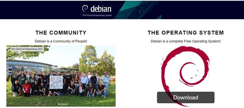 debian site