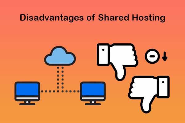 disadvantages of shared hosting