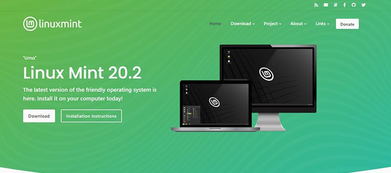 linux mint site