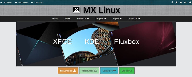 mx linux site