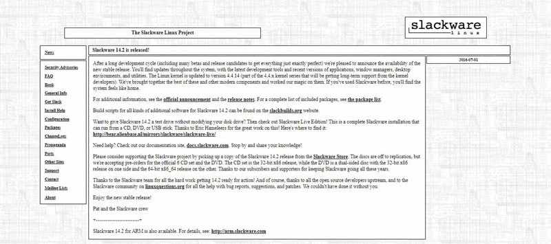 slackware site