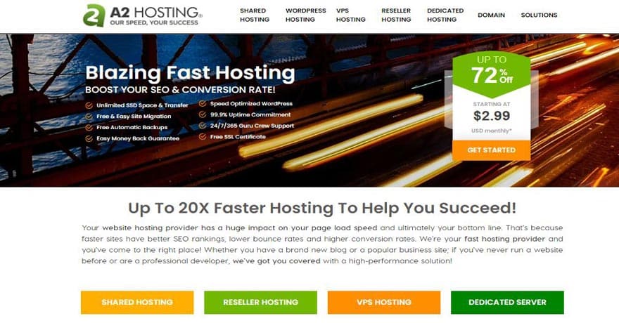 a2hosting web hosting