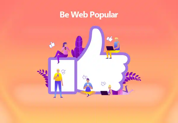 be the web popular