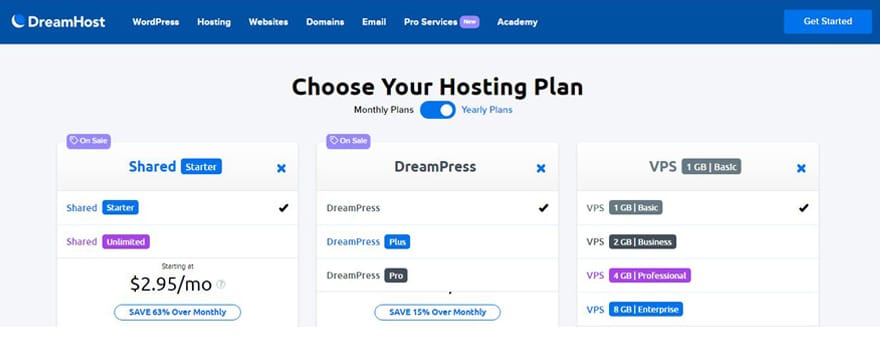 dreamhost web hosting