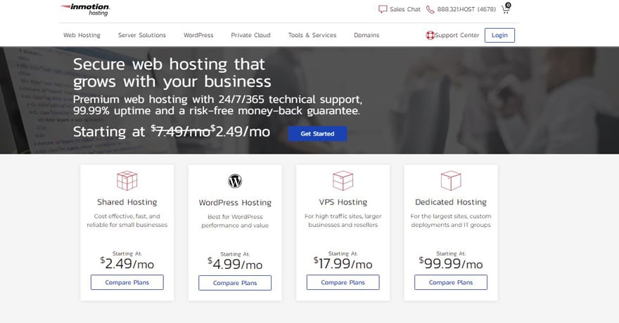 inmotion web hosting