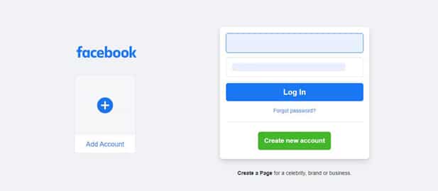 create facebook account