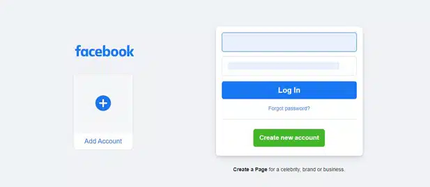 create facebook account