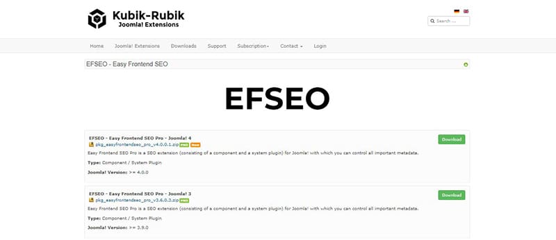 ef seo plugin site