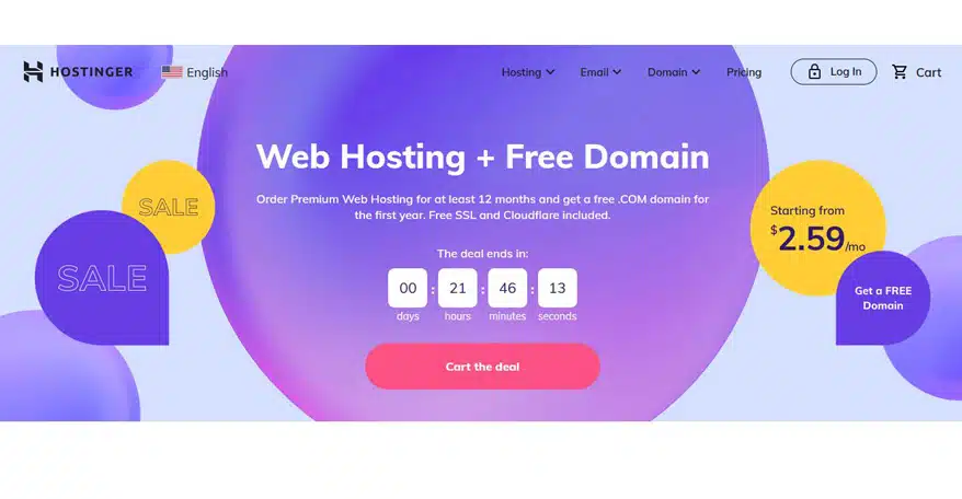 hostinger site