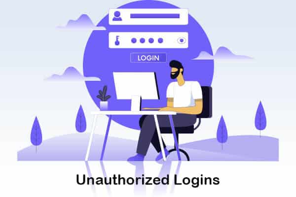 unauthorized logins
