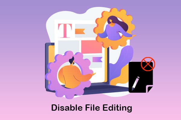disable file editing