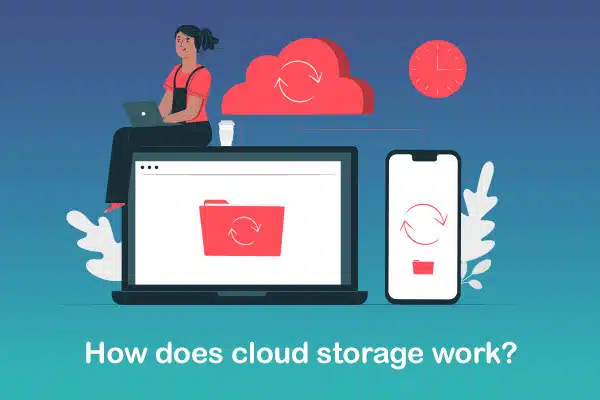how does cloud storage work