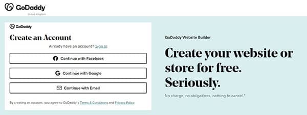 godaddy website builder