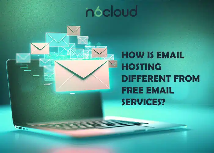 How is email hosting different from free email services?