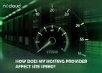 does hosting affect website speed