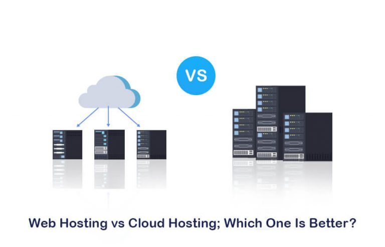 web hosting vs cloud hosting