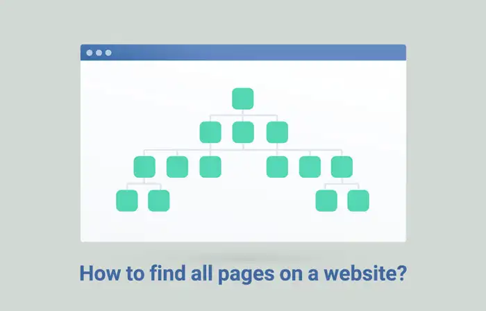 find all pages on a website