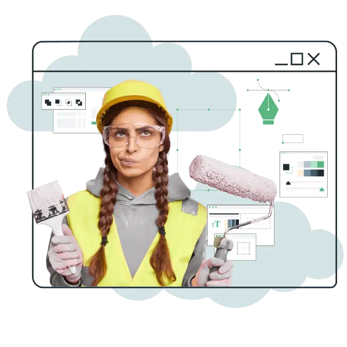Drag-and-drop Website Builder