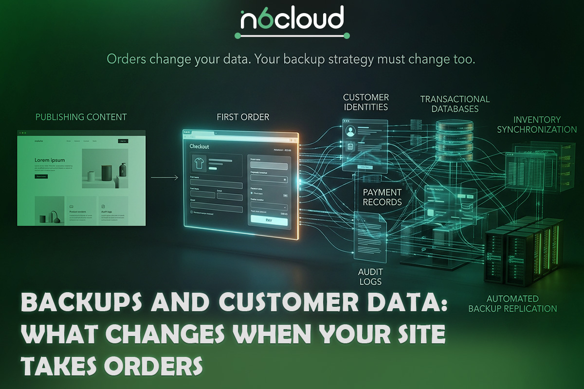Backups and Customer Data: What Changes When Your Site Takes Orders